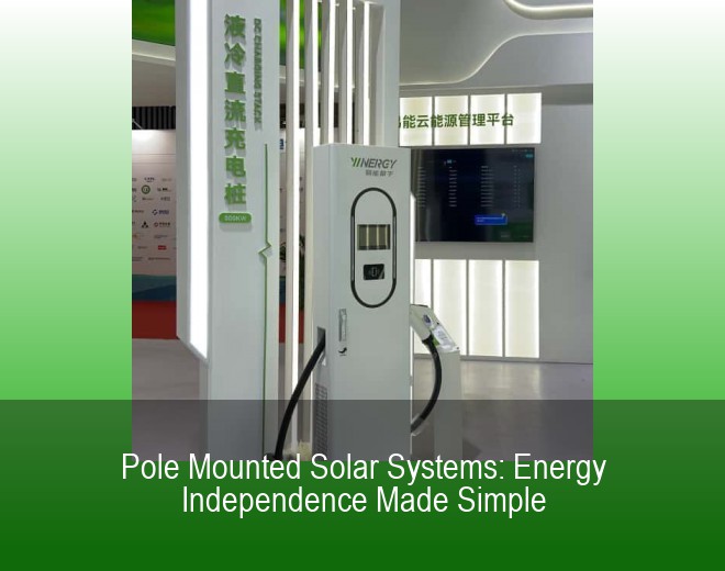 Pole Mounted Solar Systems: Energy Independence Made Simple